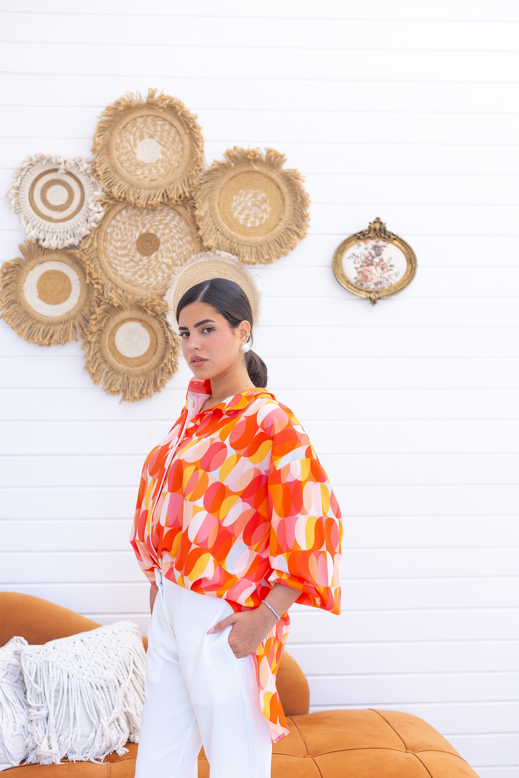 The Sunset Retro Blouse
