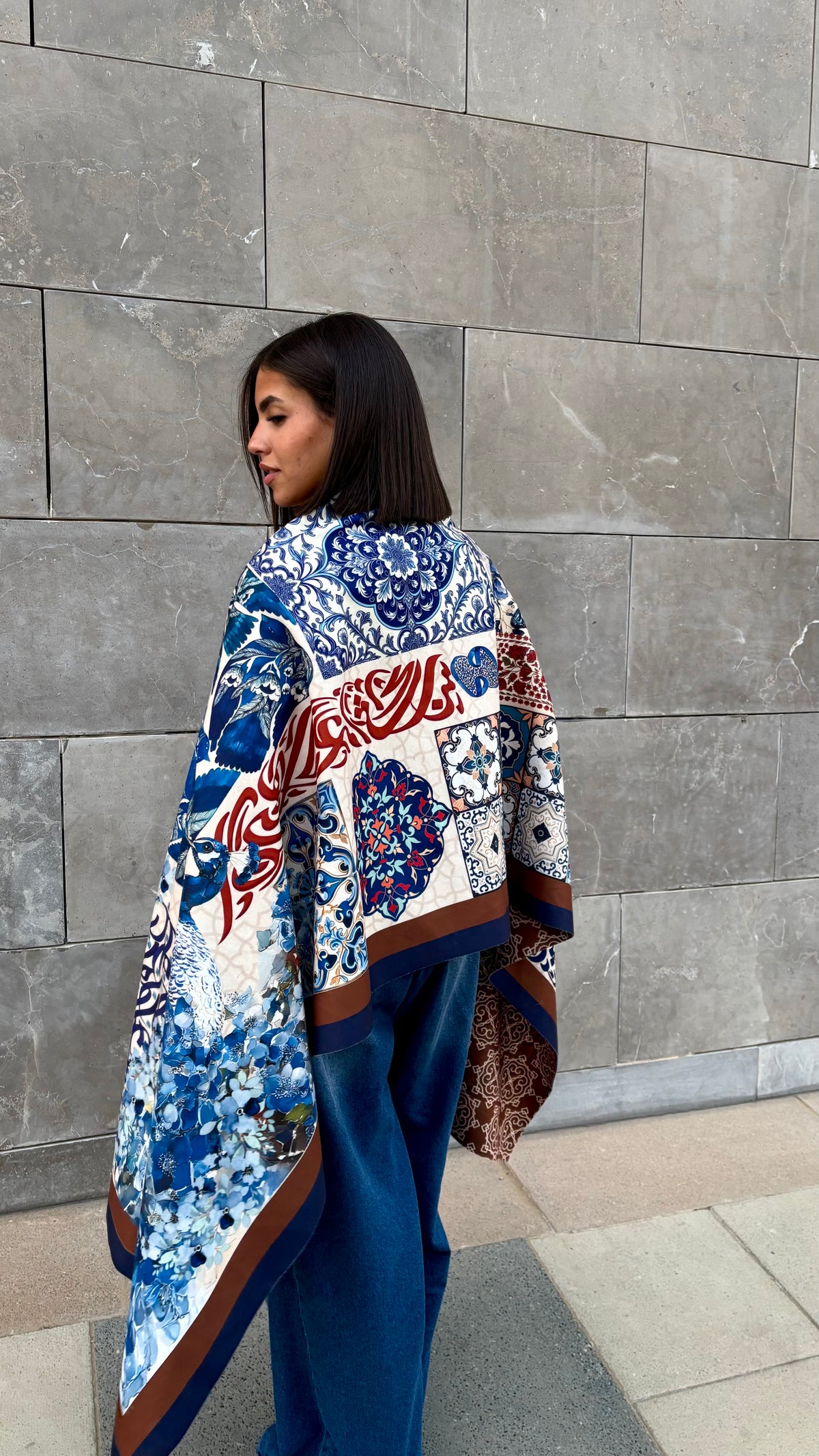 Moroccan Mosaic rectangle Scarf