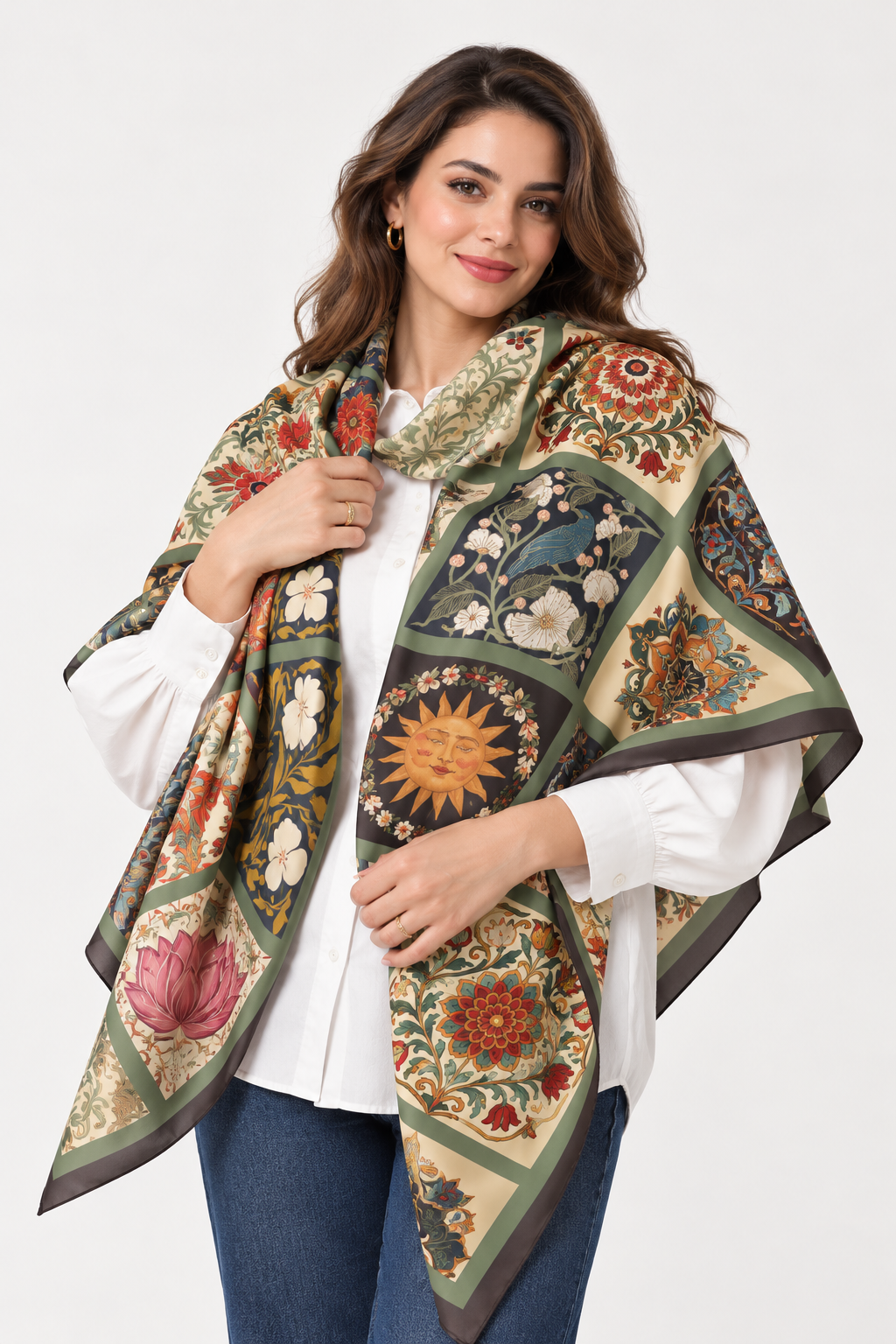 Sunset Mosaic Scarf