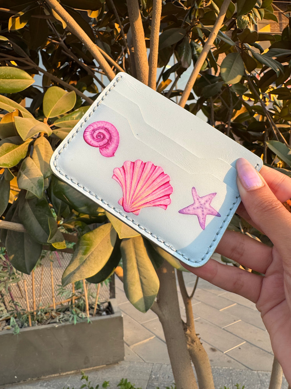 Seashells card holder