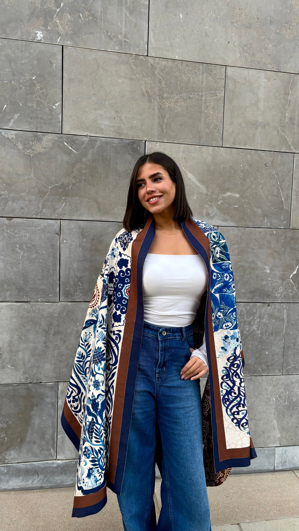 Moroccan Mosaic rectangle Scarf