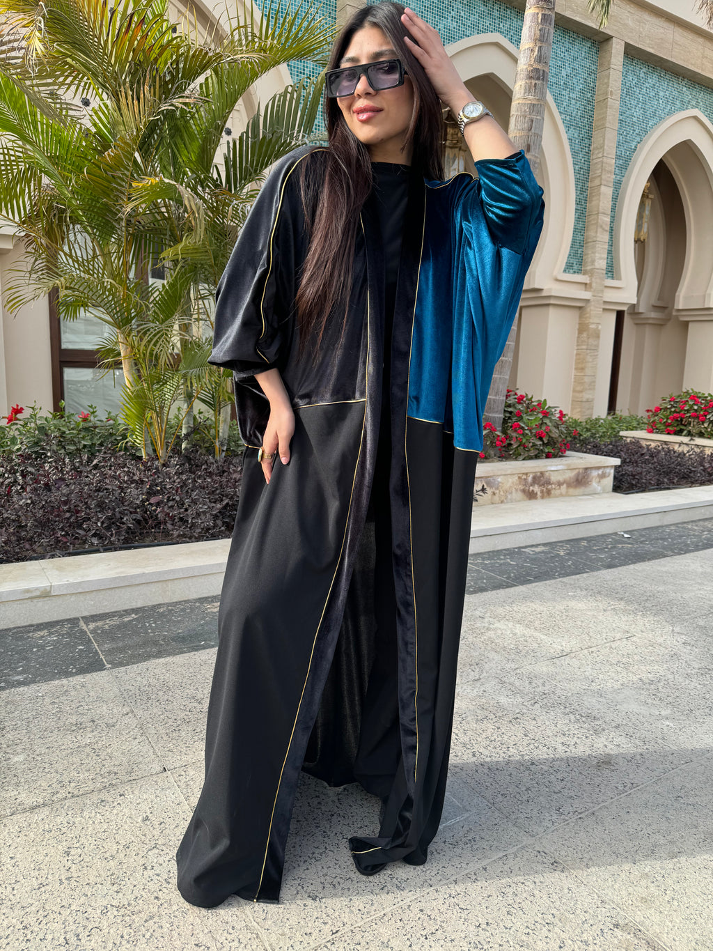 Velvet abaya