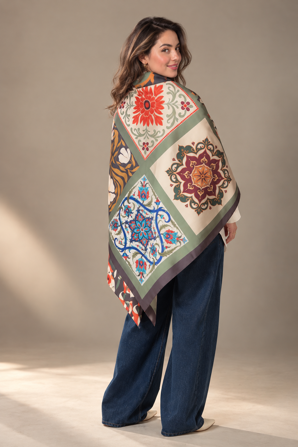 Sunset Mosaic Scarf