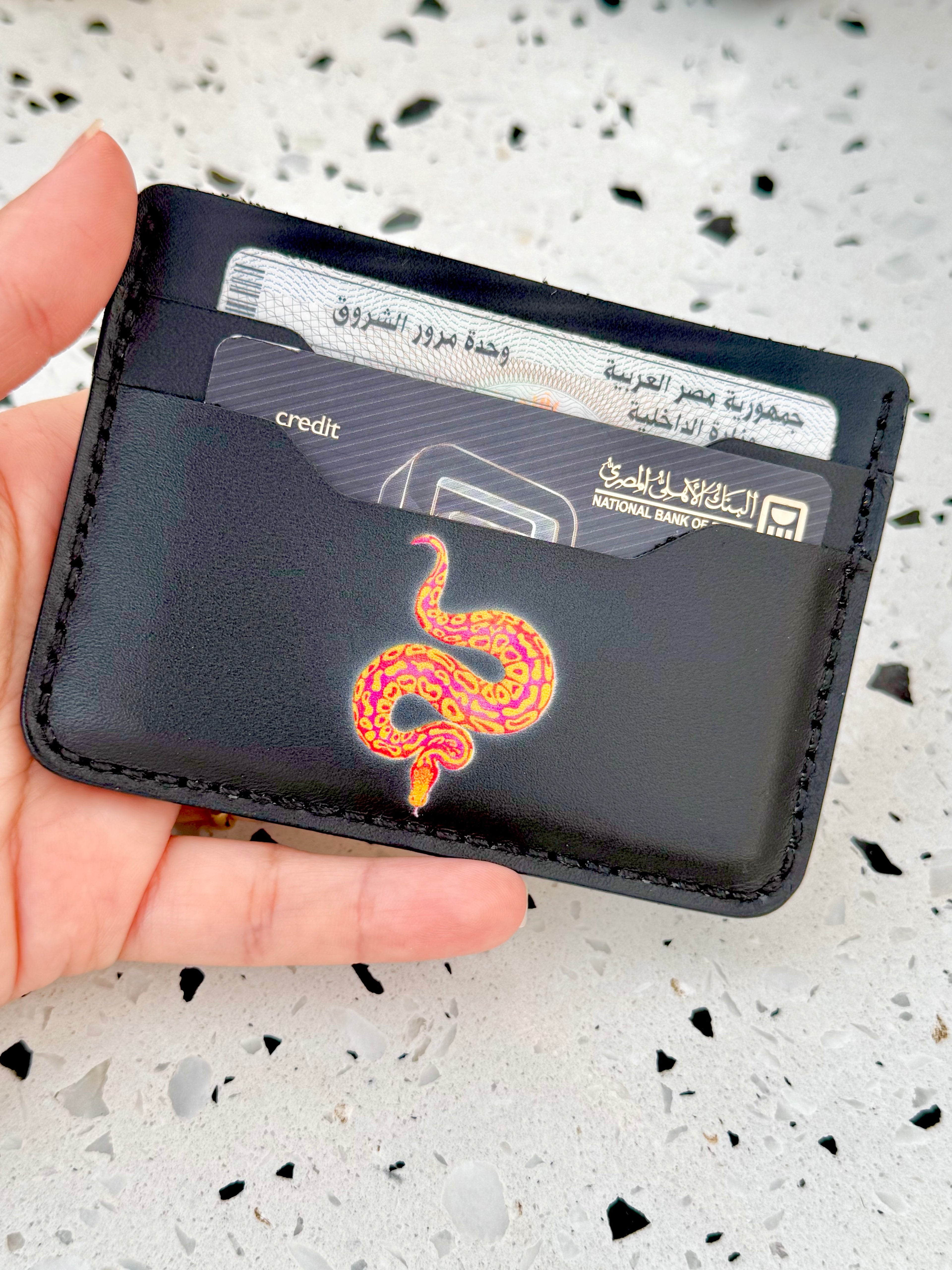 Ember Snake Card Holder