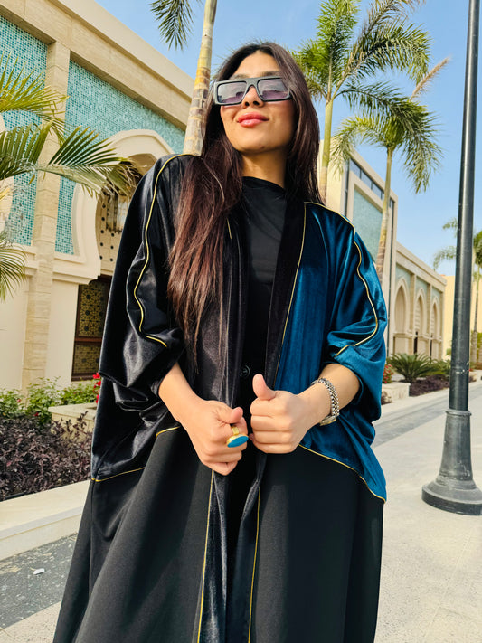 Velvet abaya