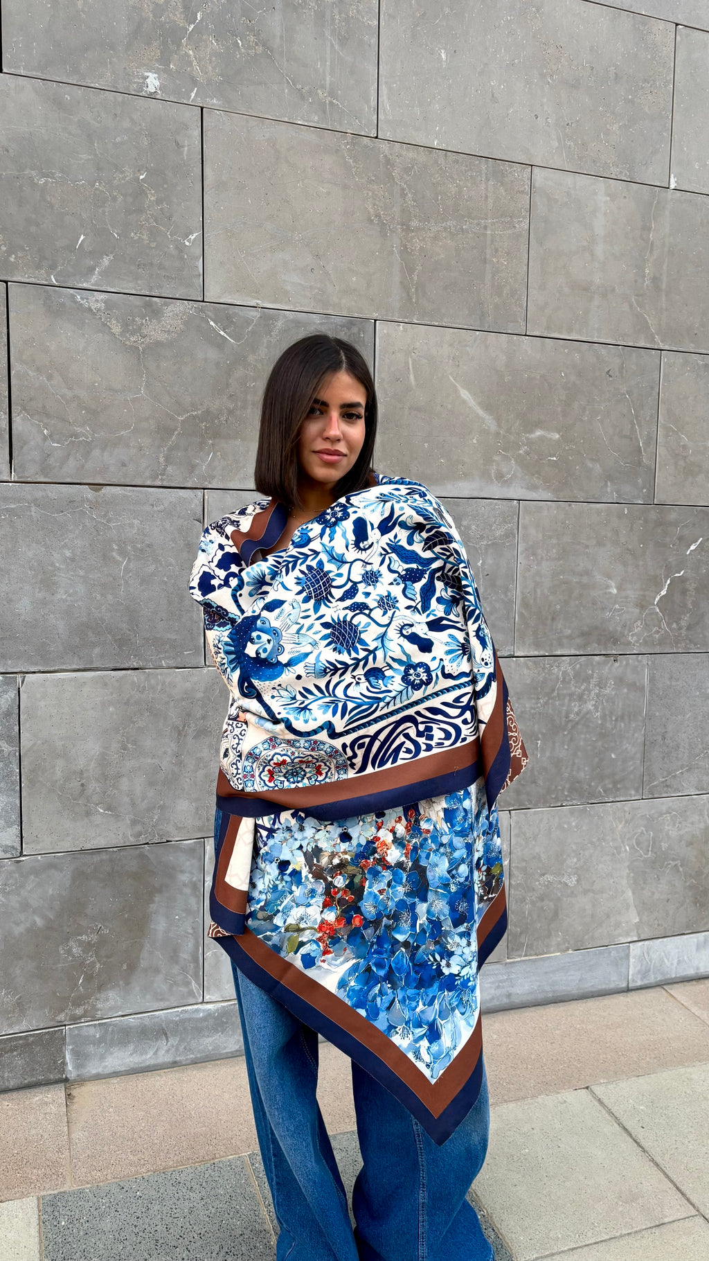 Moroccan Mosaic rectangle Scarf