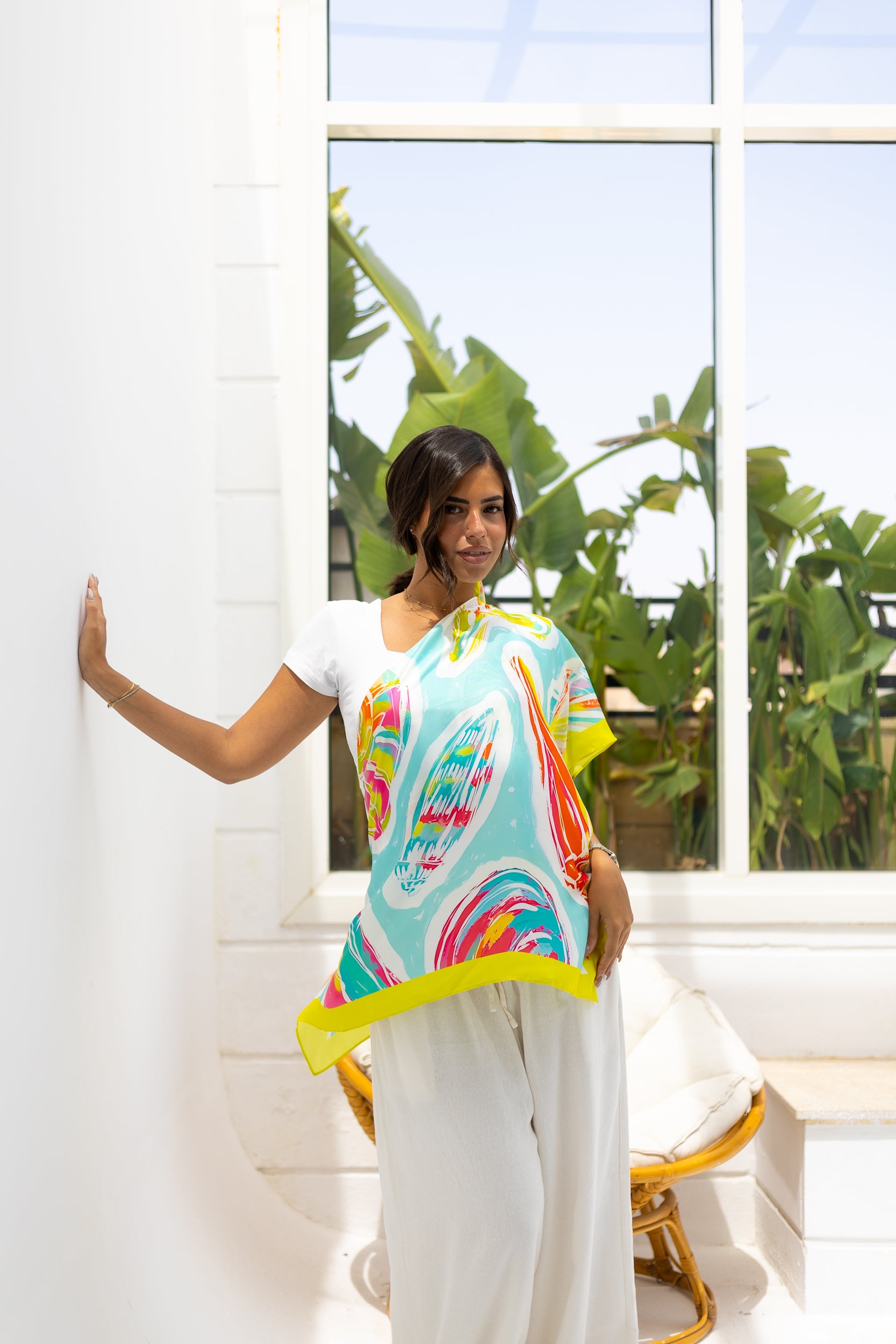 Ocean Pop Scarf