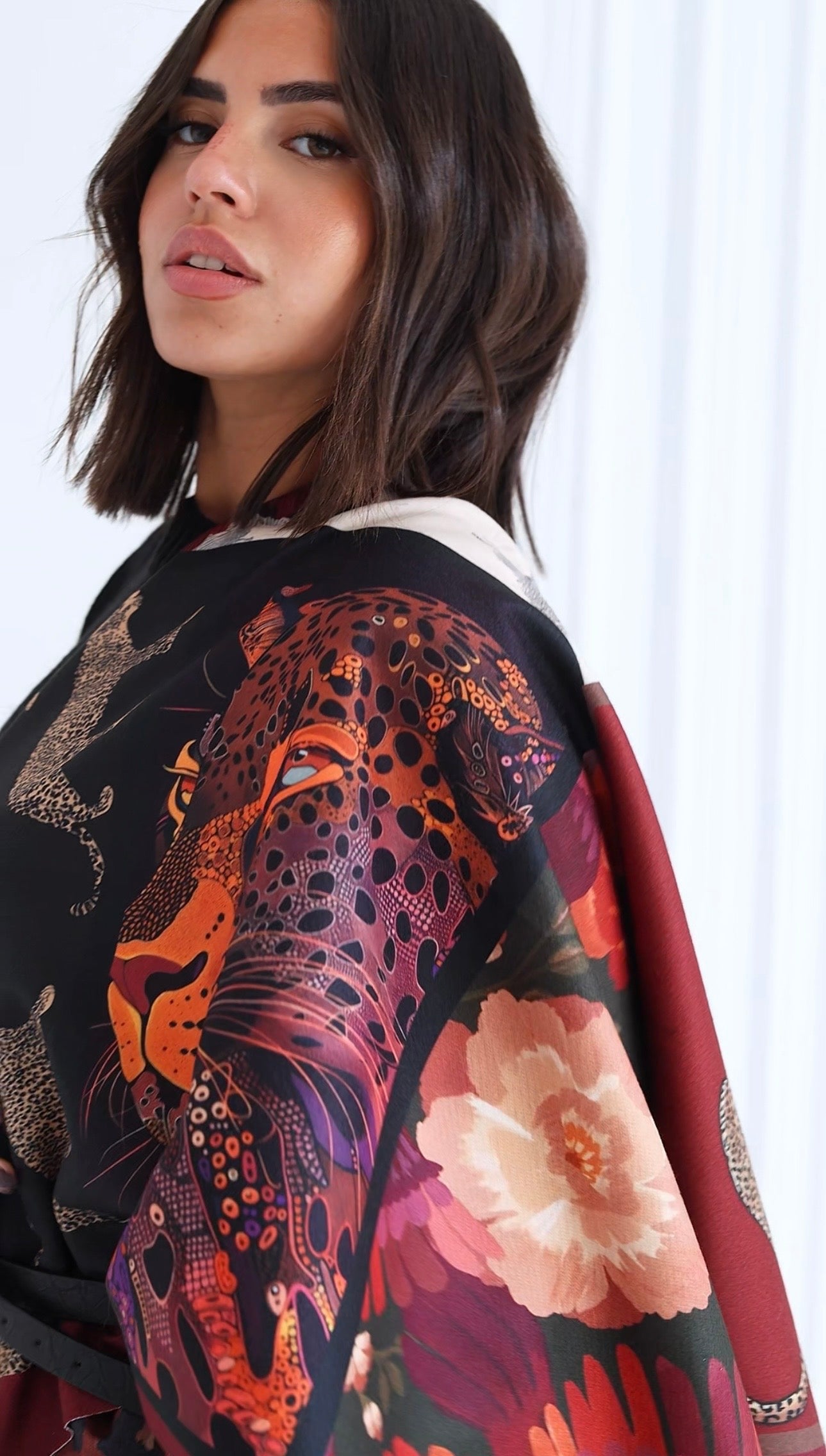 Lillian pullover + The Big Cat Patchwork Scarf