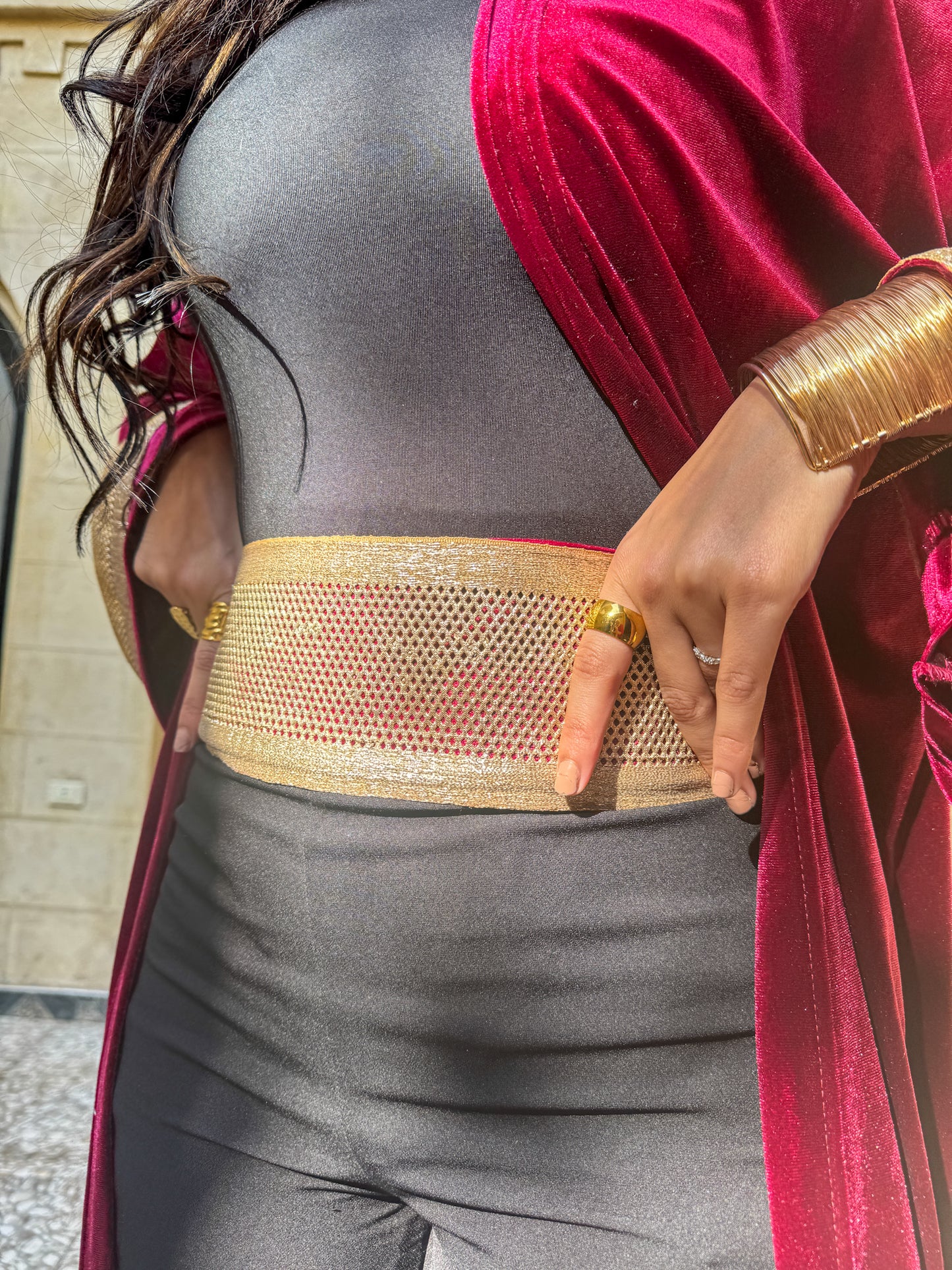 Opal mid length Kaftan