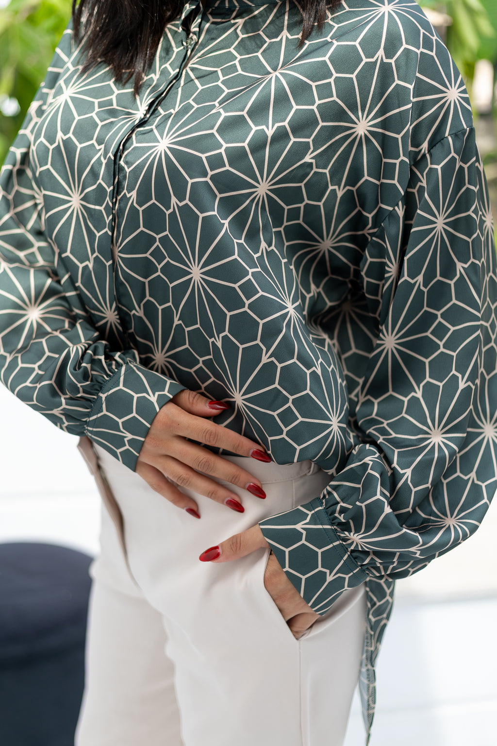 Mosaic Bloom Blouse