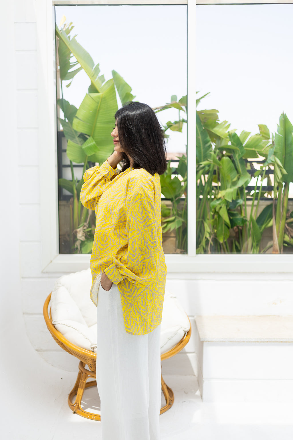 Bloom golden blouse