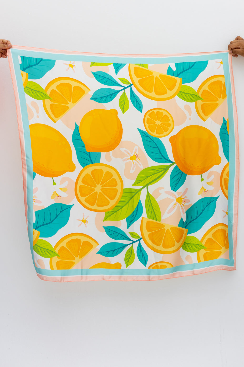 Rosy lemon scarf