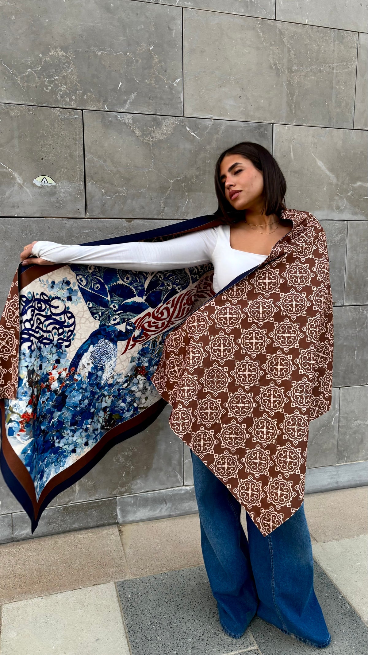Moroccan Mosaic rectangle Scarf