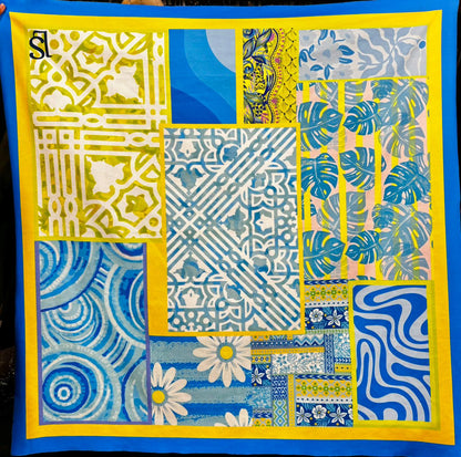 Lillian pullover + Lemon & Sky Scarf