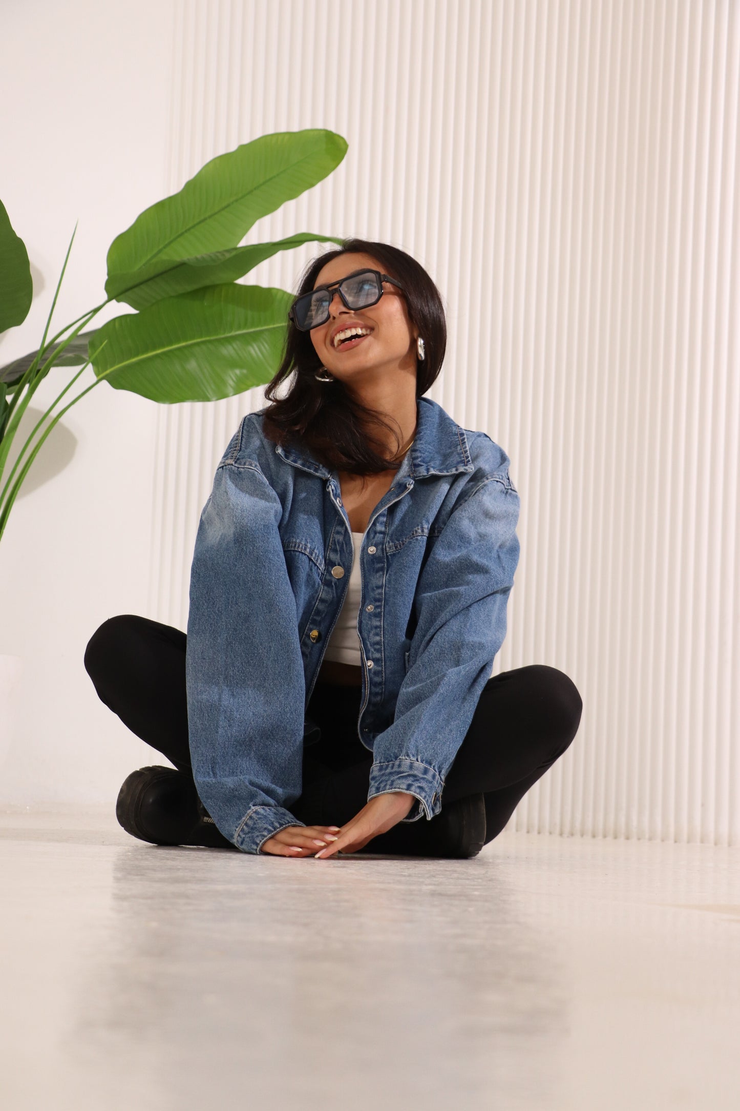 jeans jacket in shades