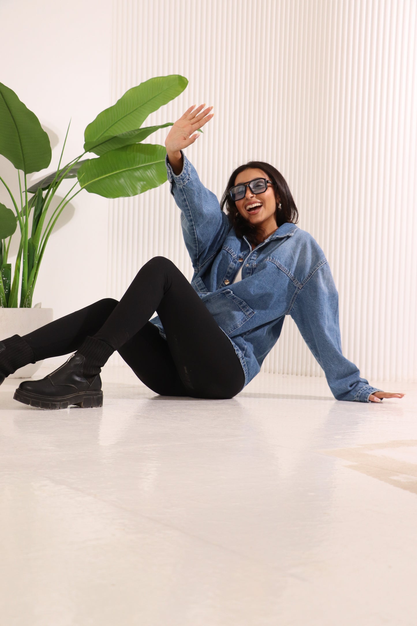 jeans jacket in shades