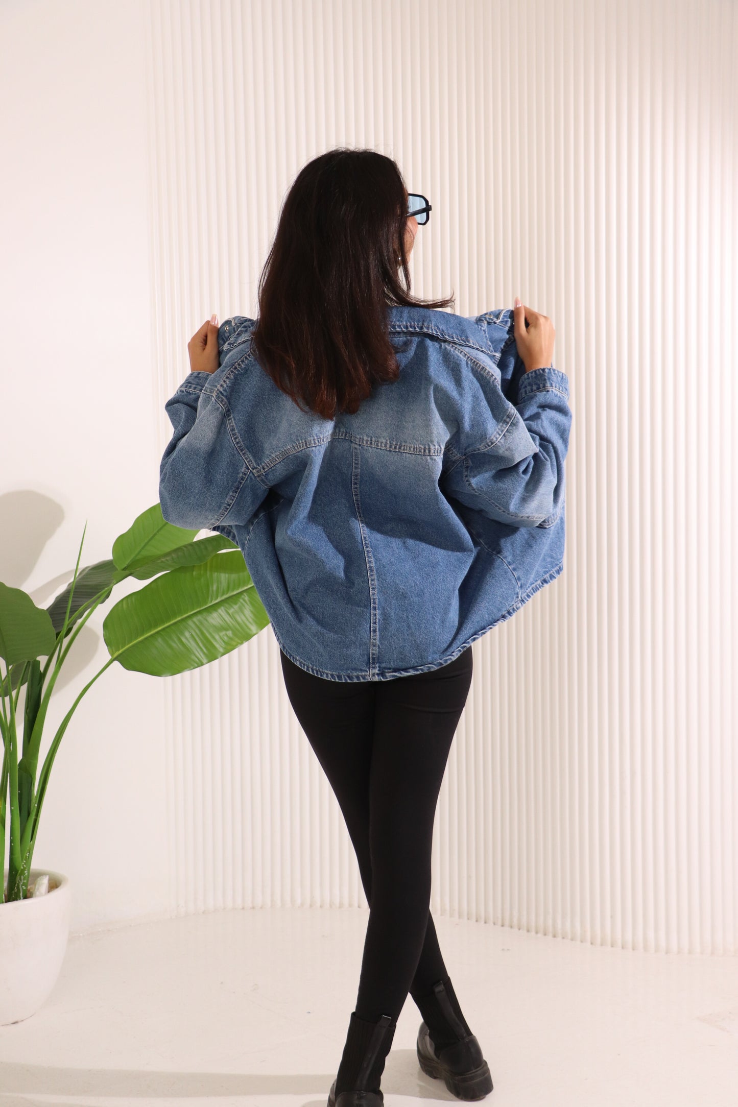 jeans jacket in shades