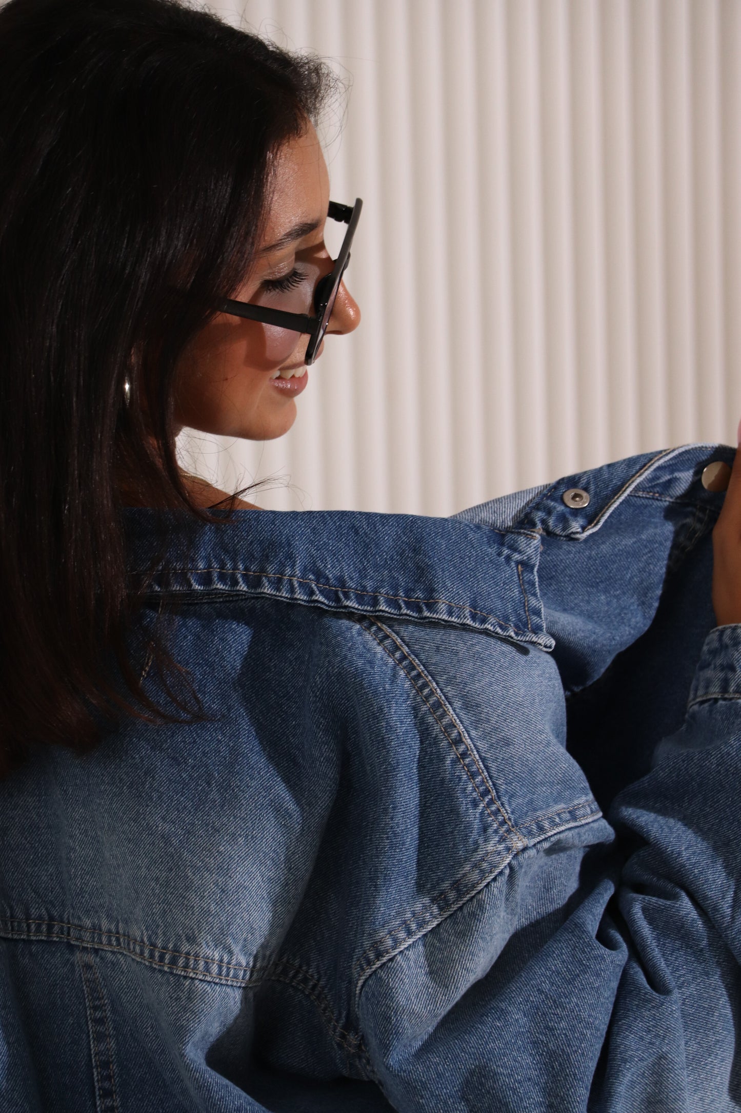 jeans jacket in shades