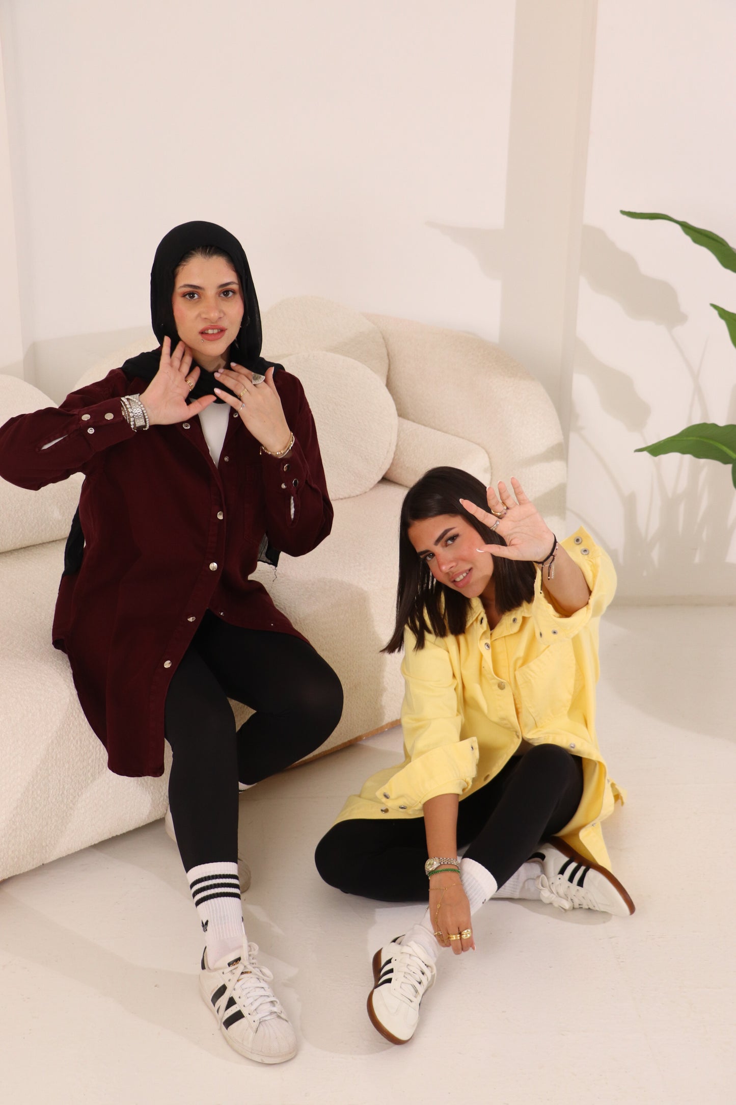 Gabardine long shirt