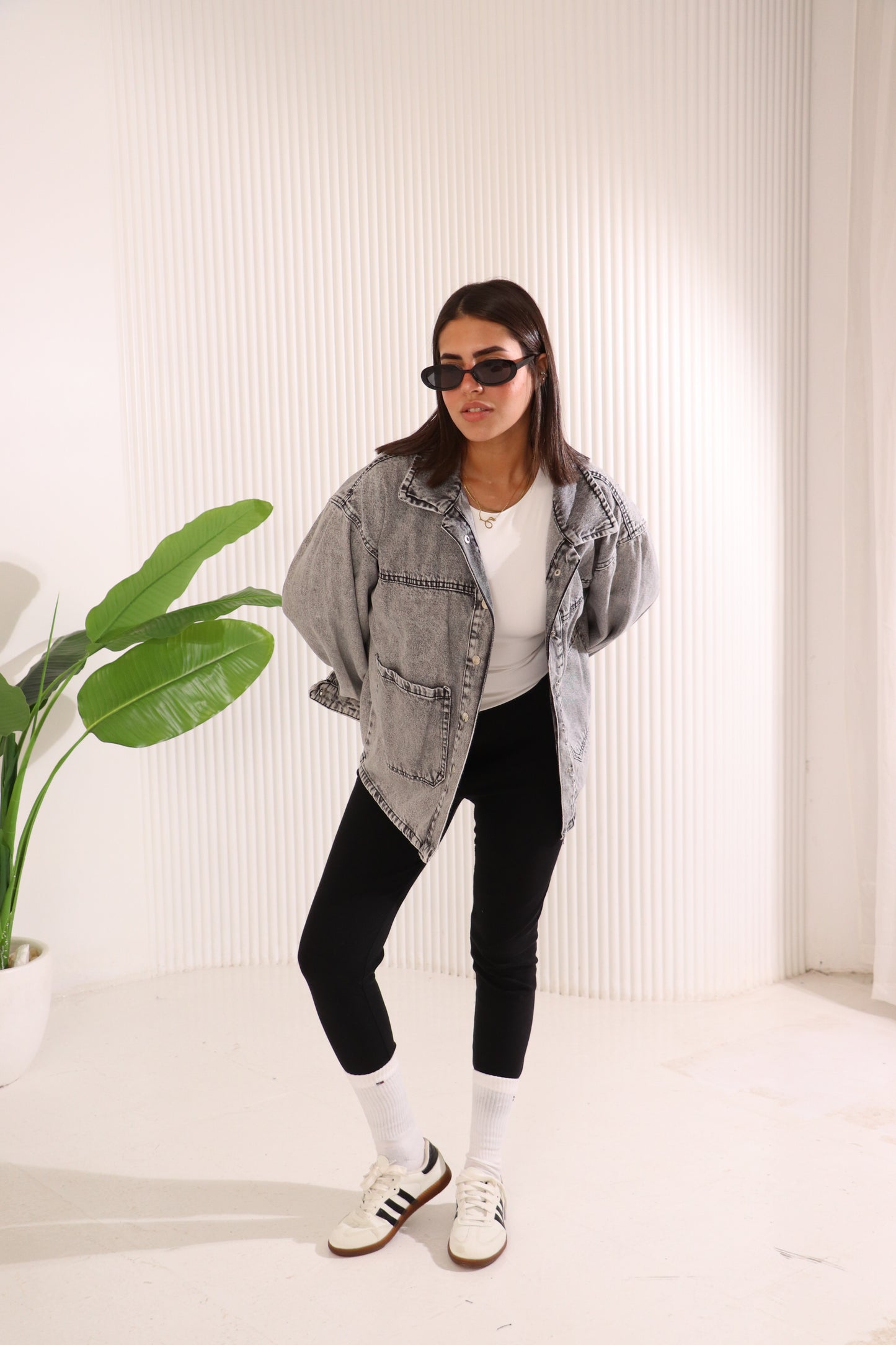 jeans jacket in shades