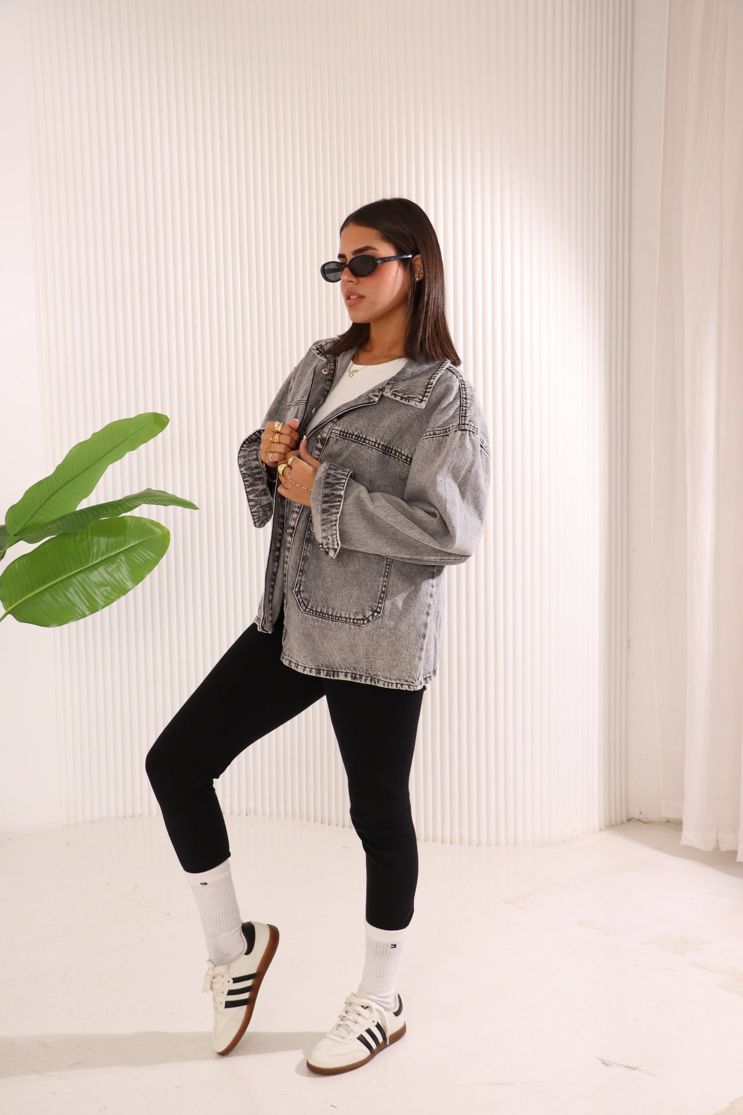 jeans jacket in shades