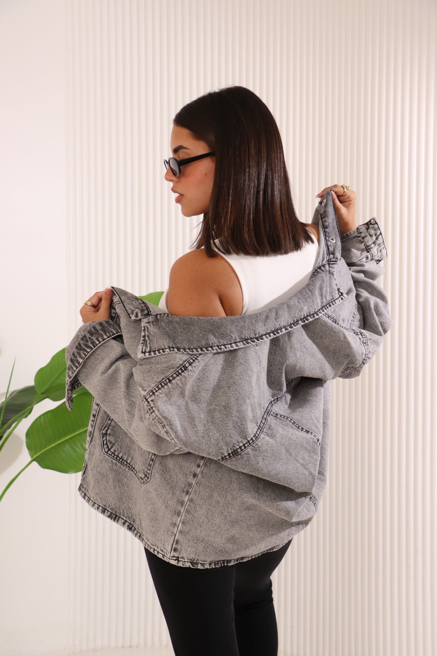 jeans jacket in shades