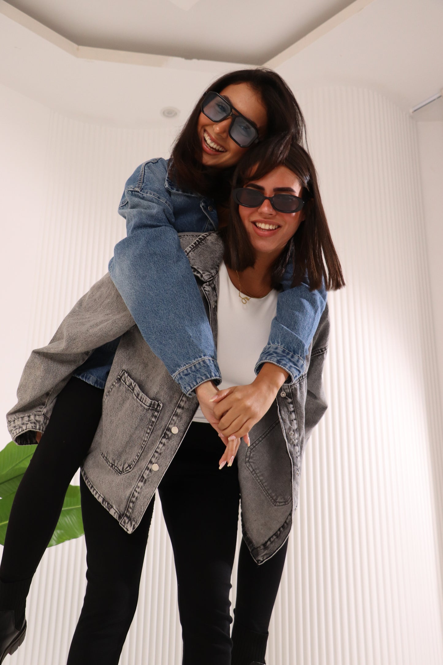 jeans jacket in shades