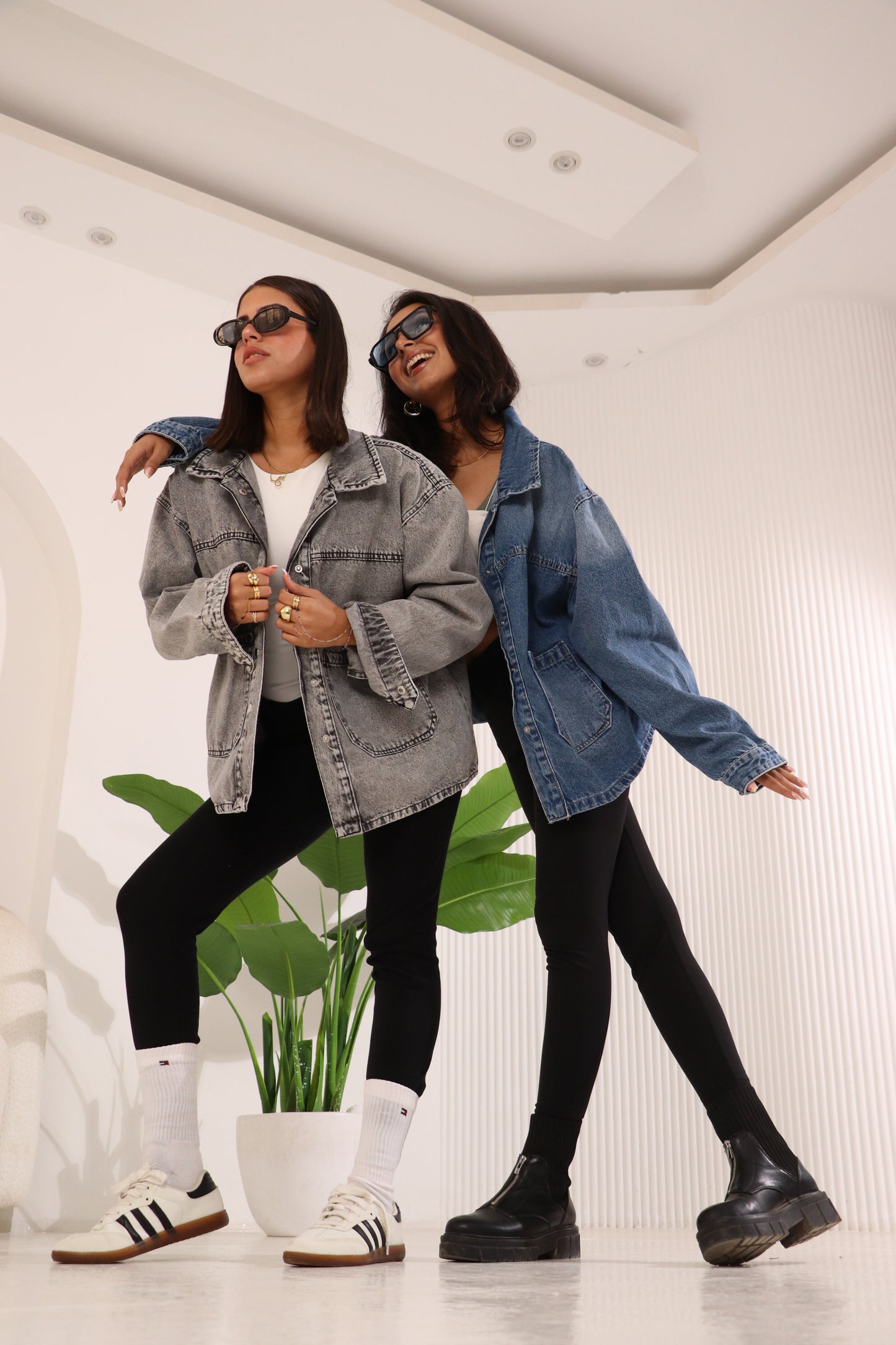 jeans jacket in shades