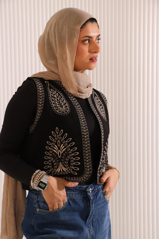 joy black + leather black