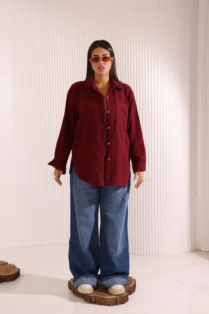 Ruby wool shirt