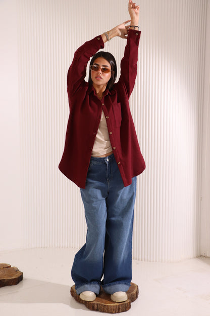 Ruby wool shirt