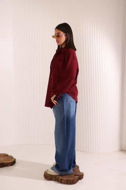 Ruby wool shirt