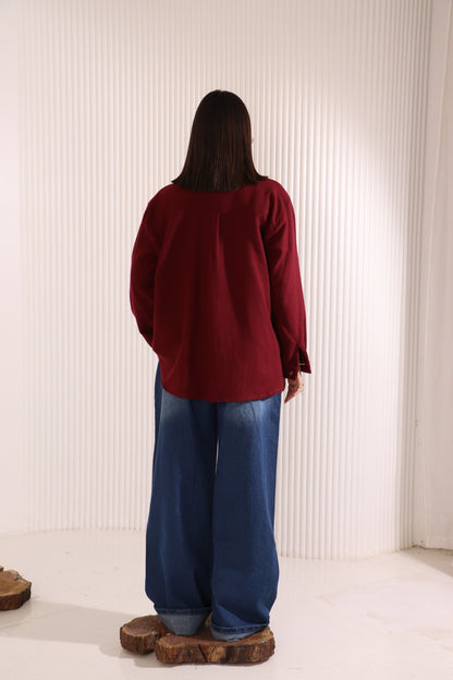 Ruby wool shirt