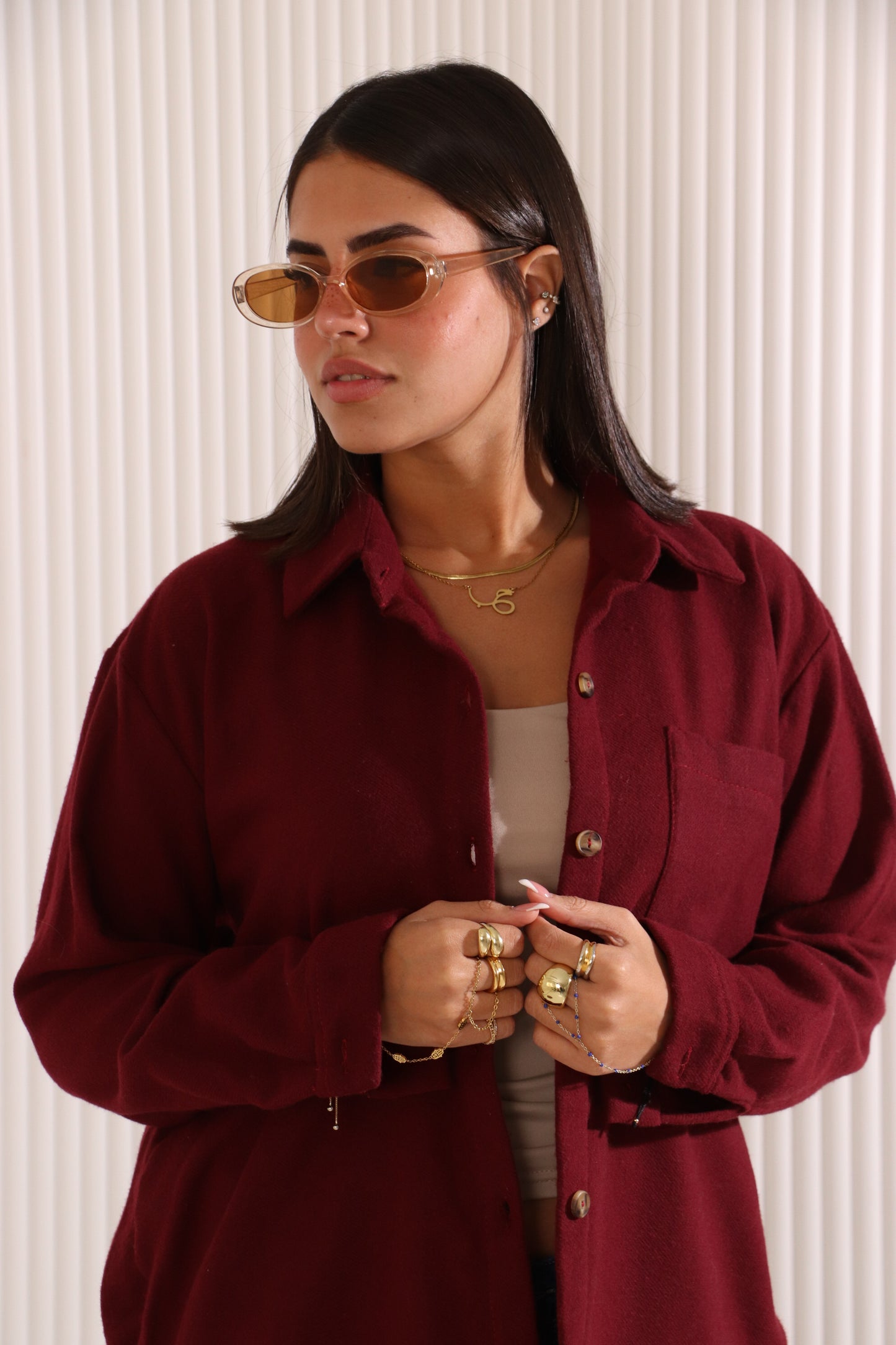 Ruby wool shirt