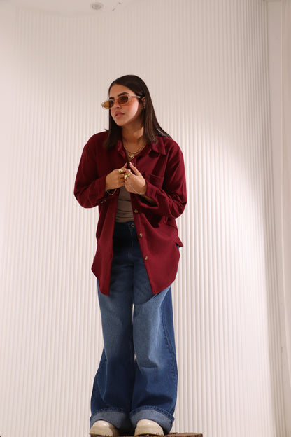 Ruby wool shirt