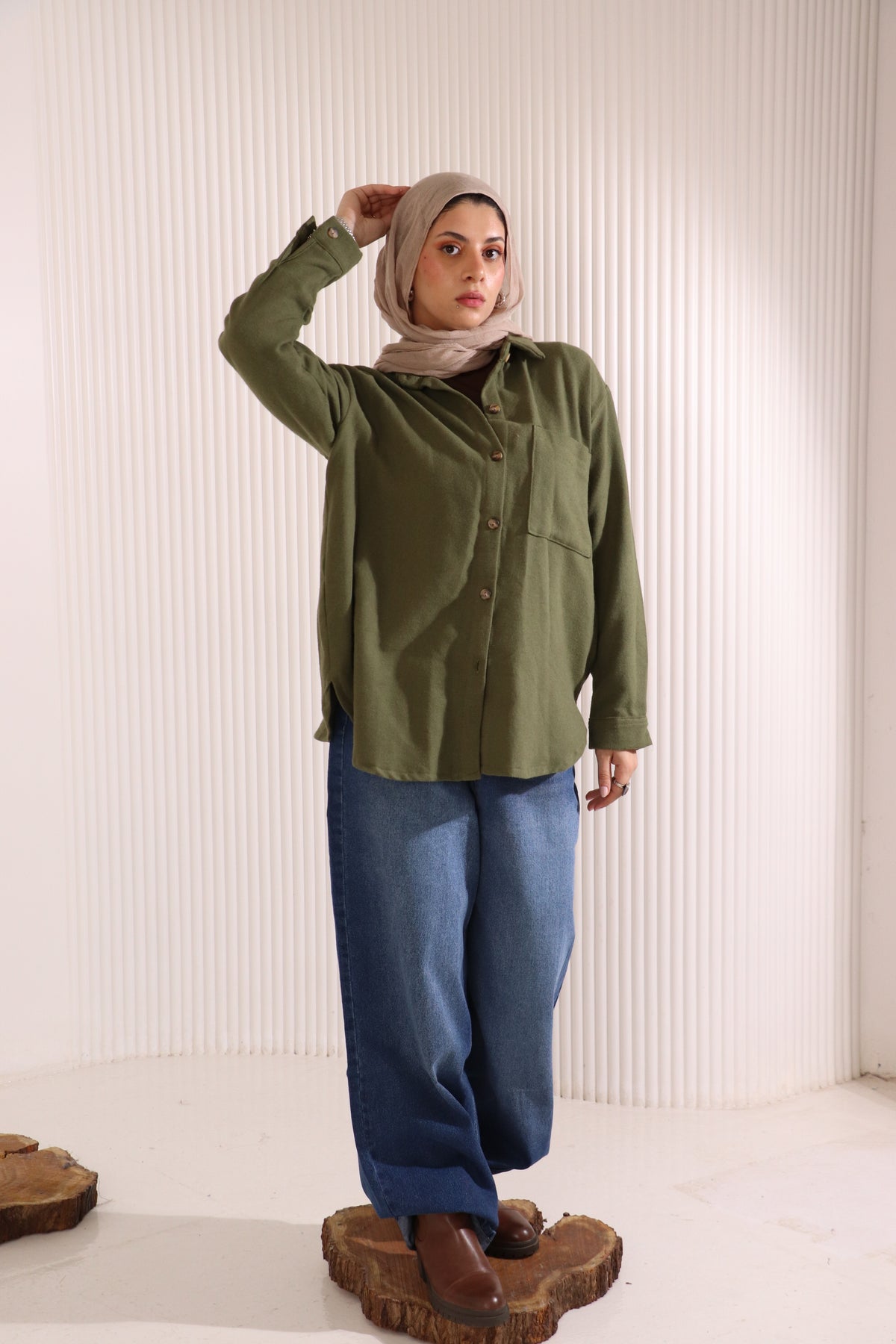 Ruby wool shirt