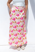 Pink leopard skirt