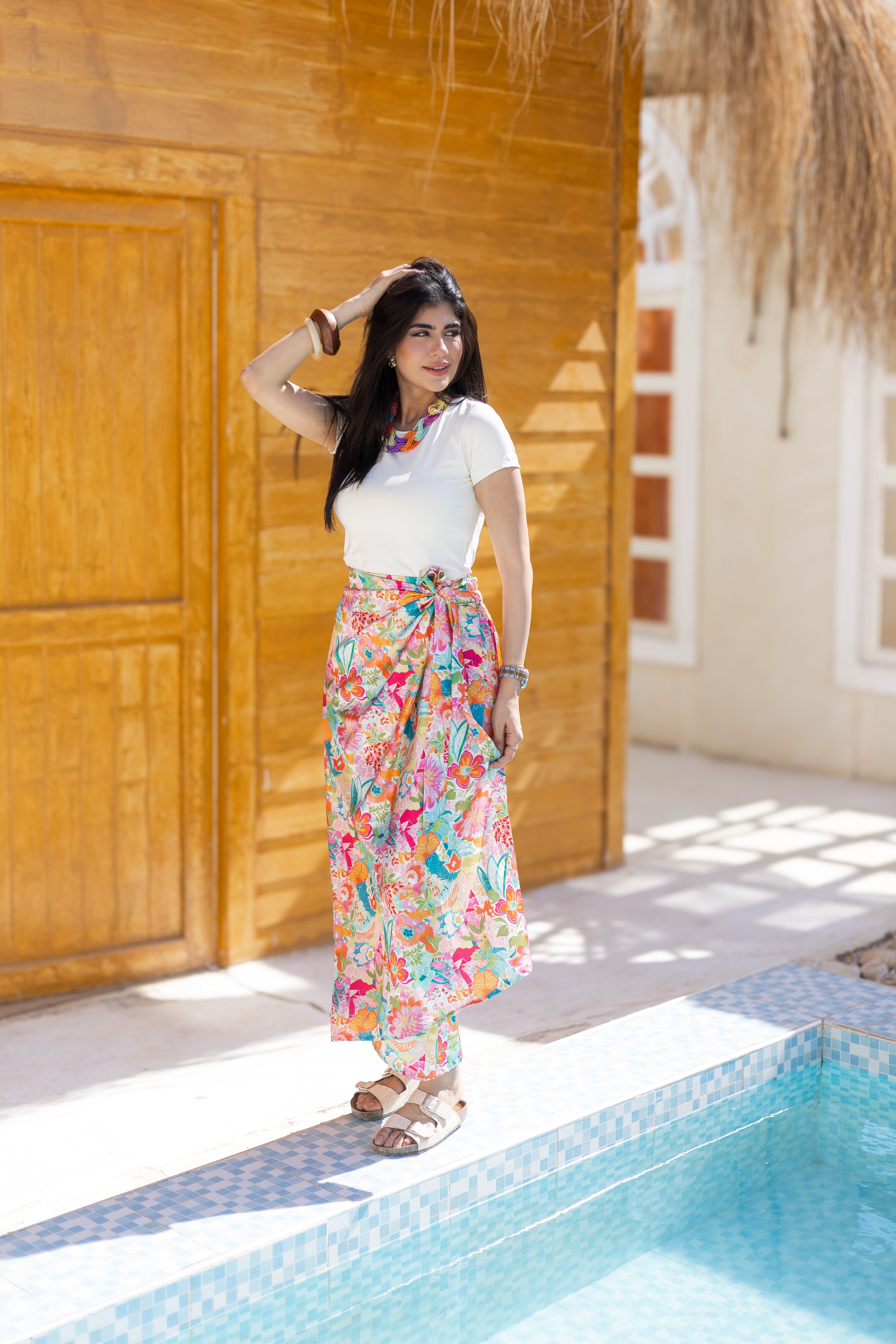 Tropical vibes skirt