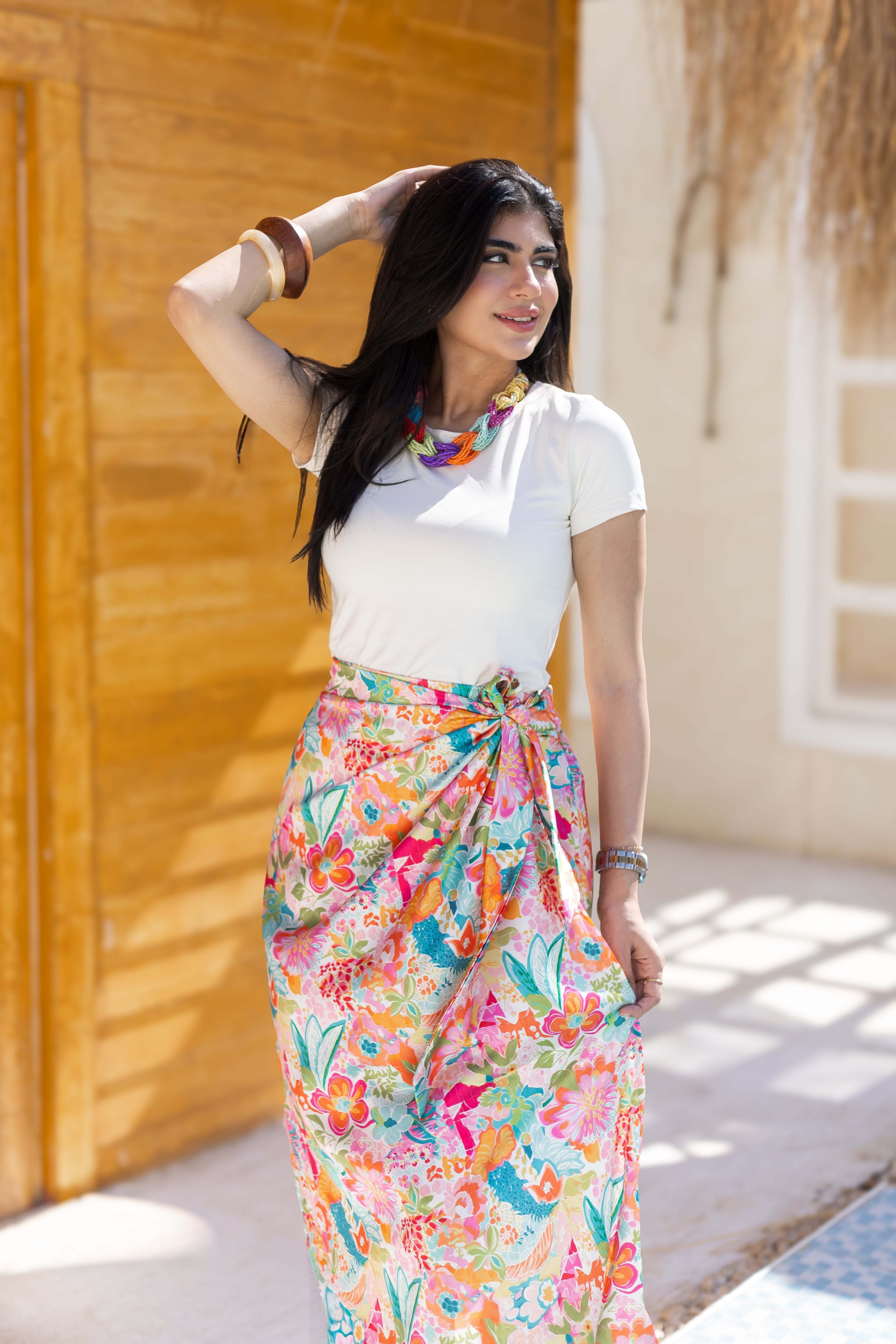 Tropical vibes skirt