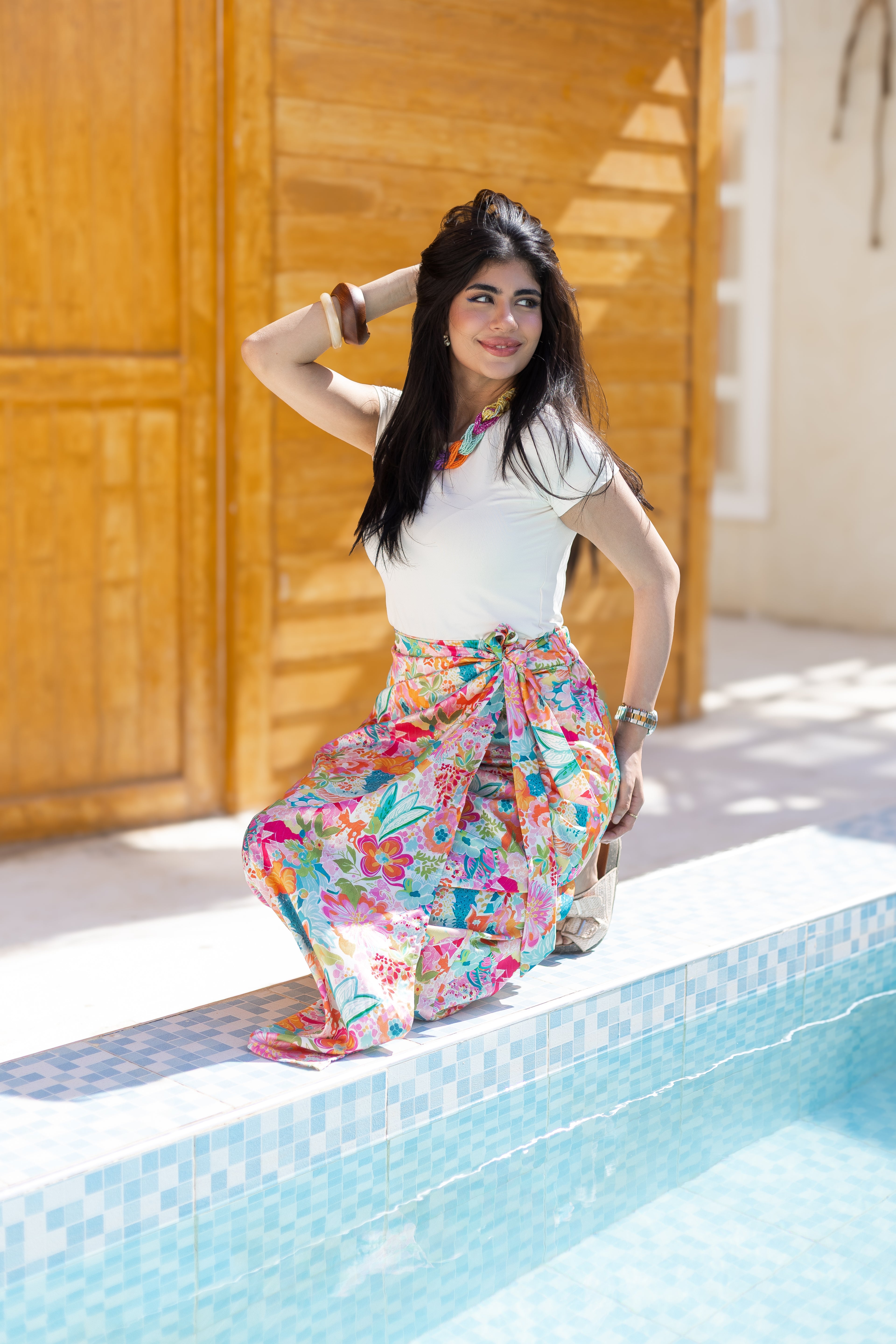 Tropical vibes skirt