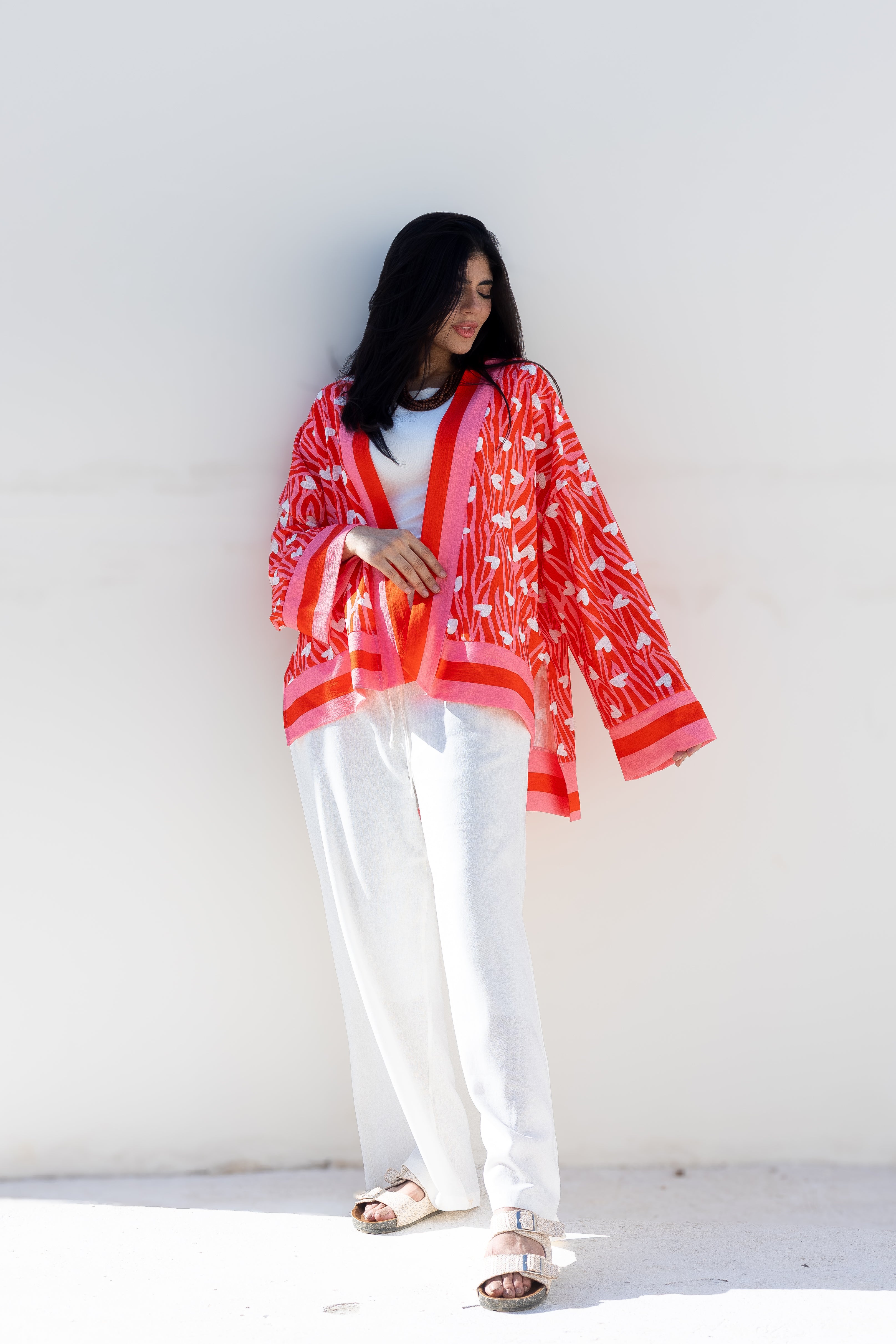 Red Zebra Cardigan