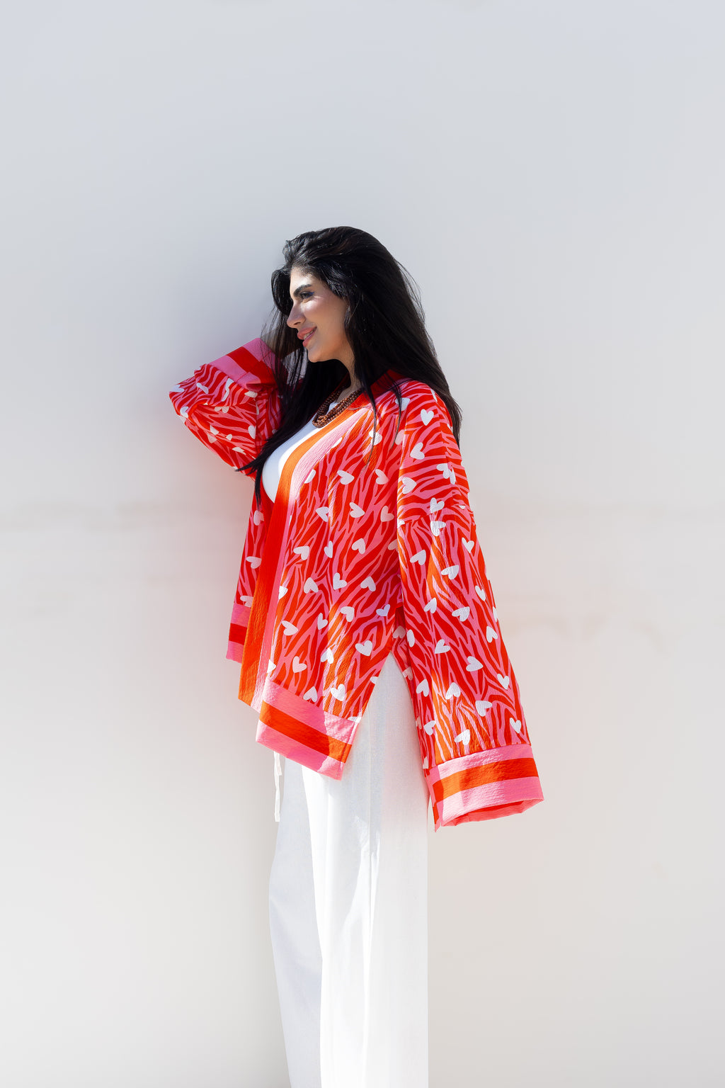 Red Zebra Cardigan