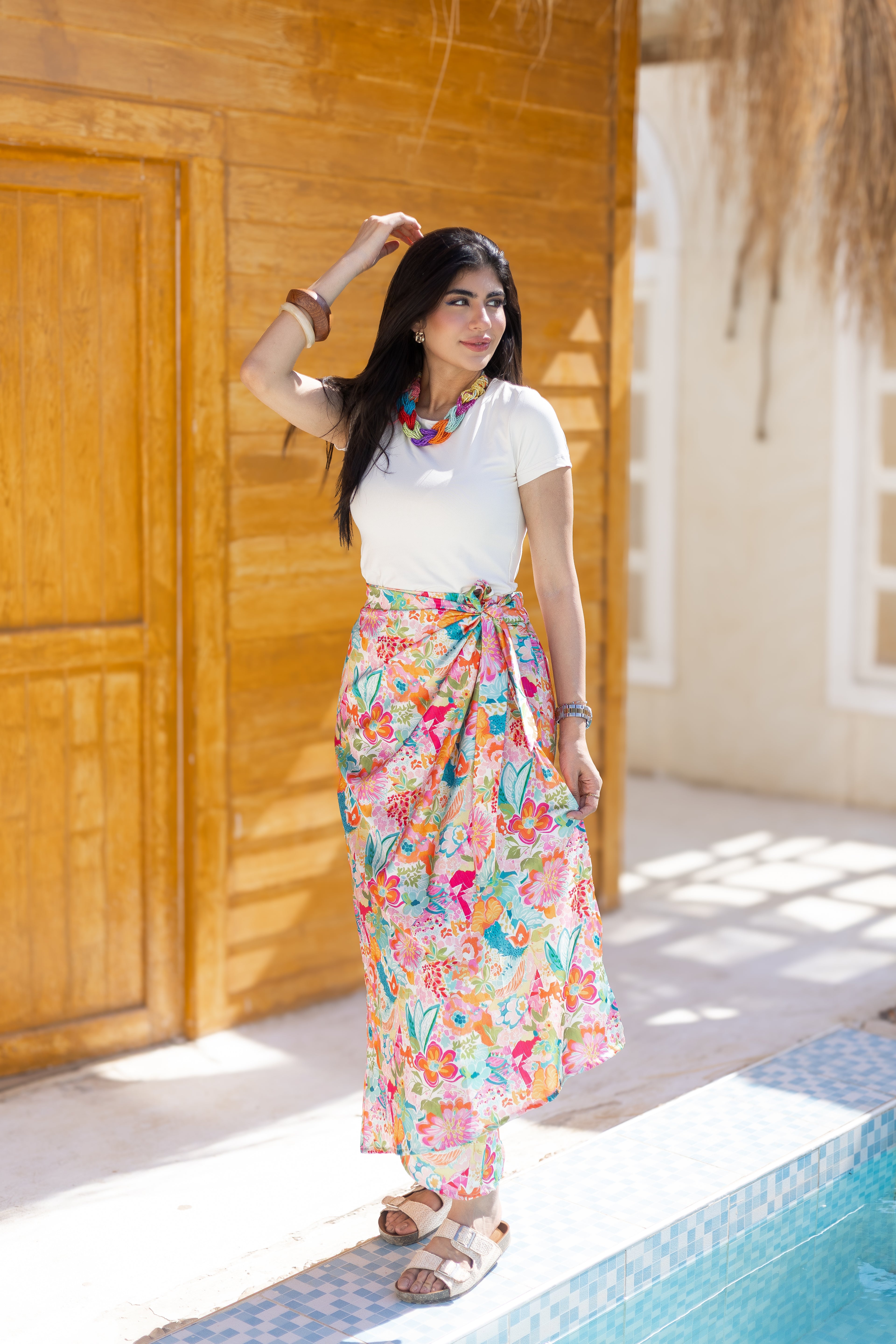 Tropical vibes skirt