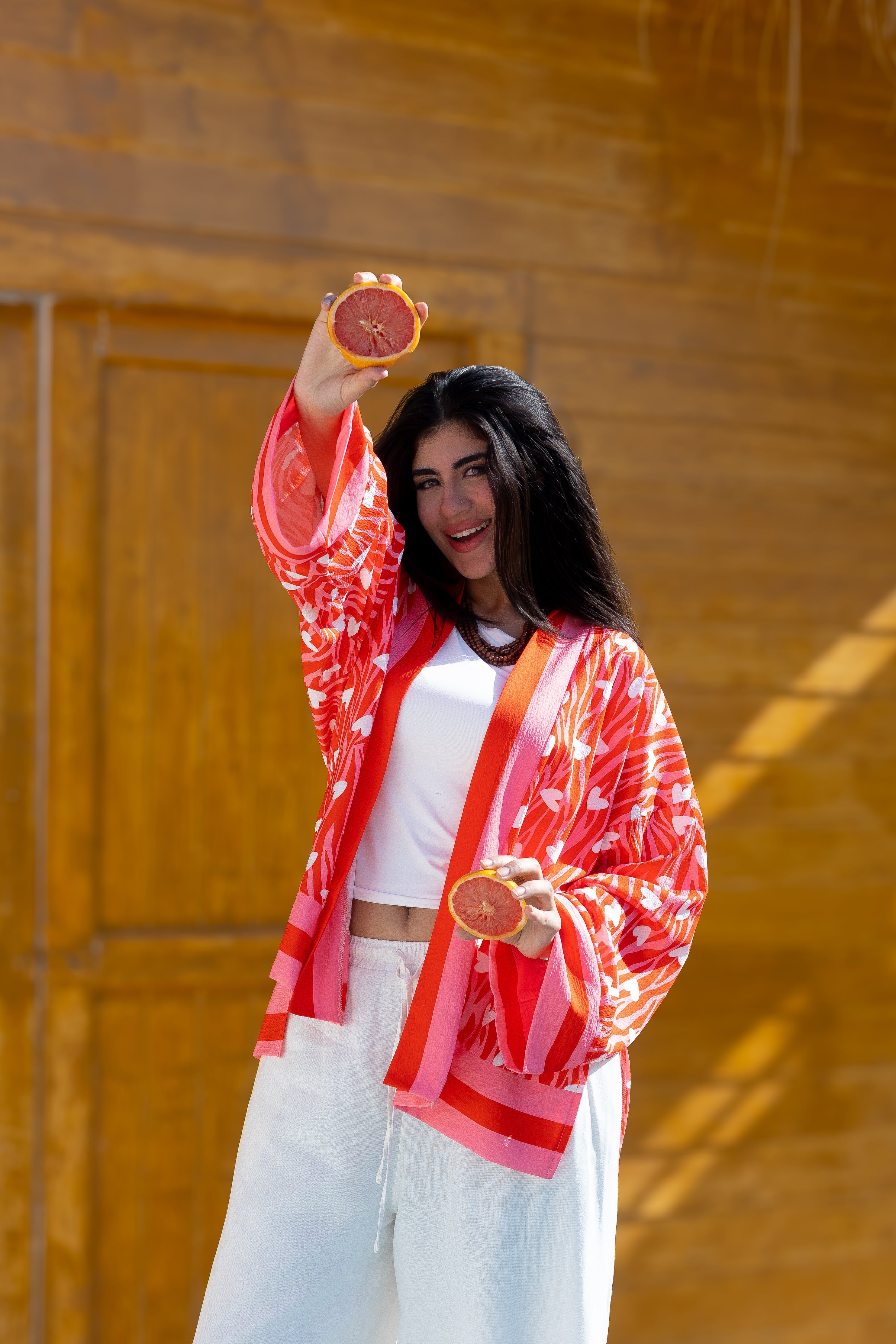 Red Zebra Cardigan