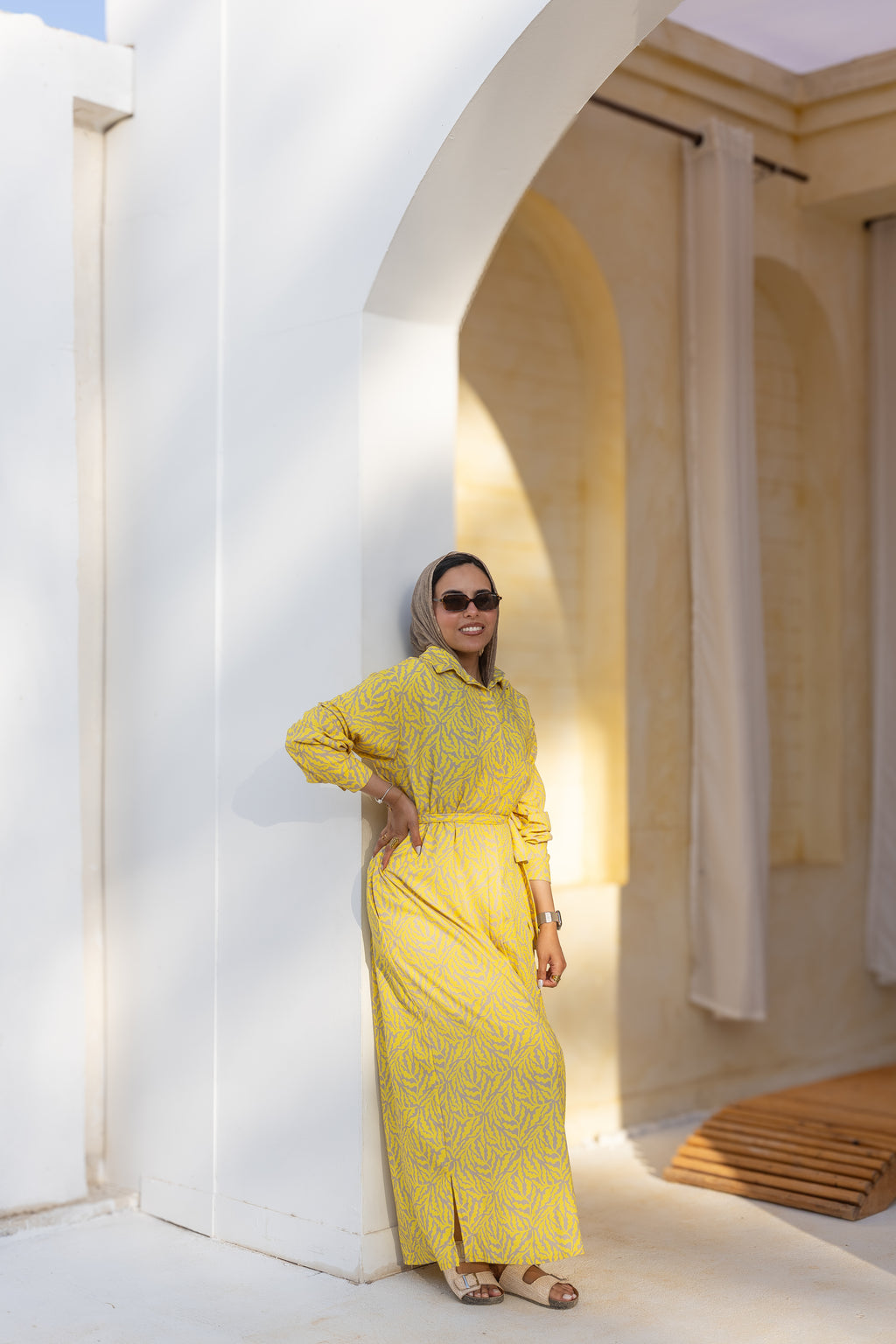 Golden Bloom Dress