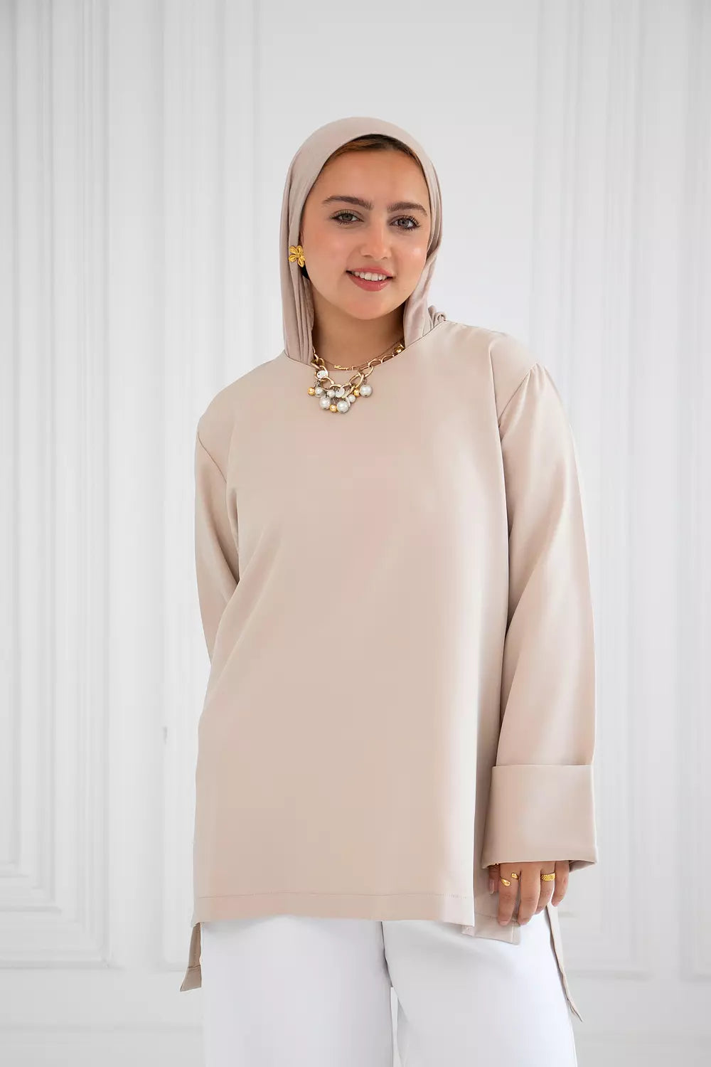 Rosa high and low blouse