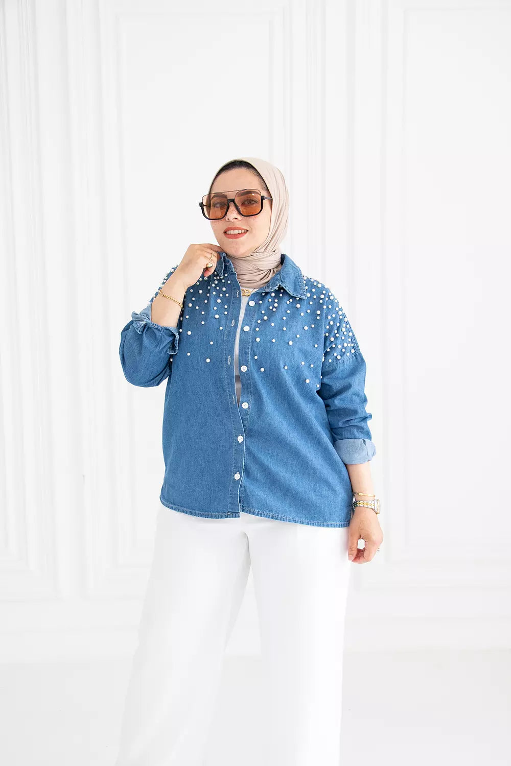 Pearl Denim Shirt