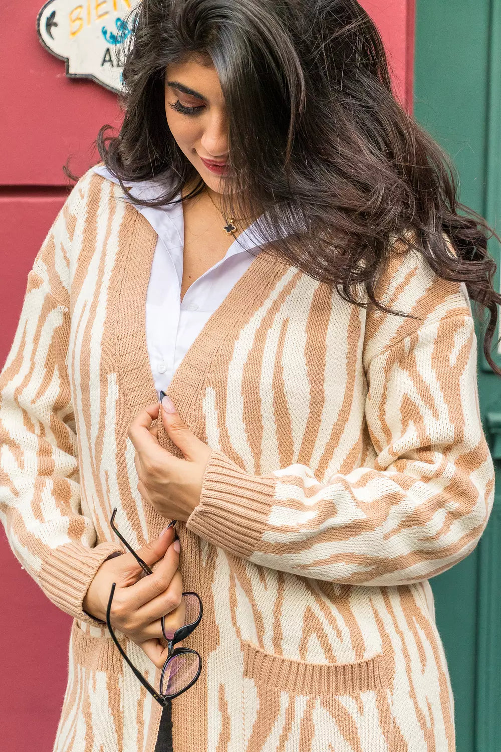 Zebra Cardigan