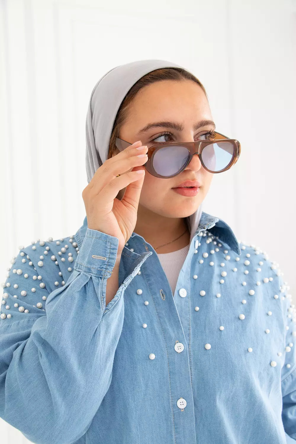 Pearl Denim Shirt