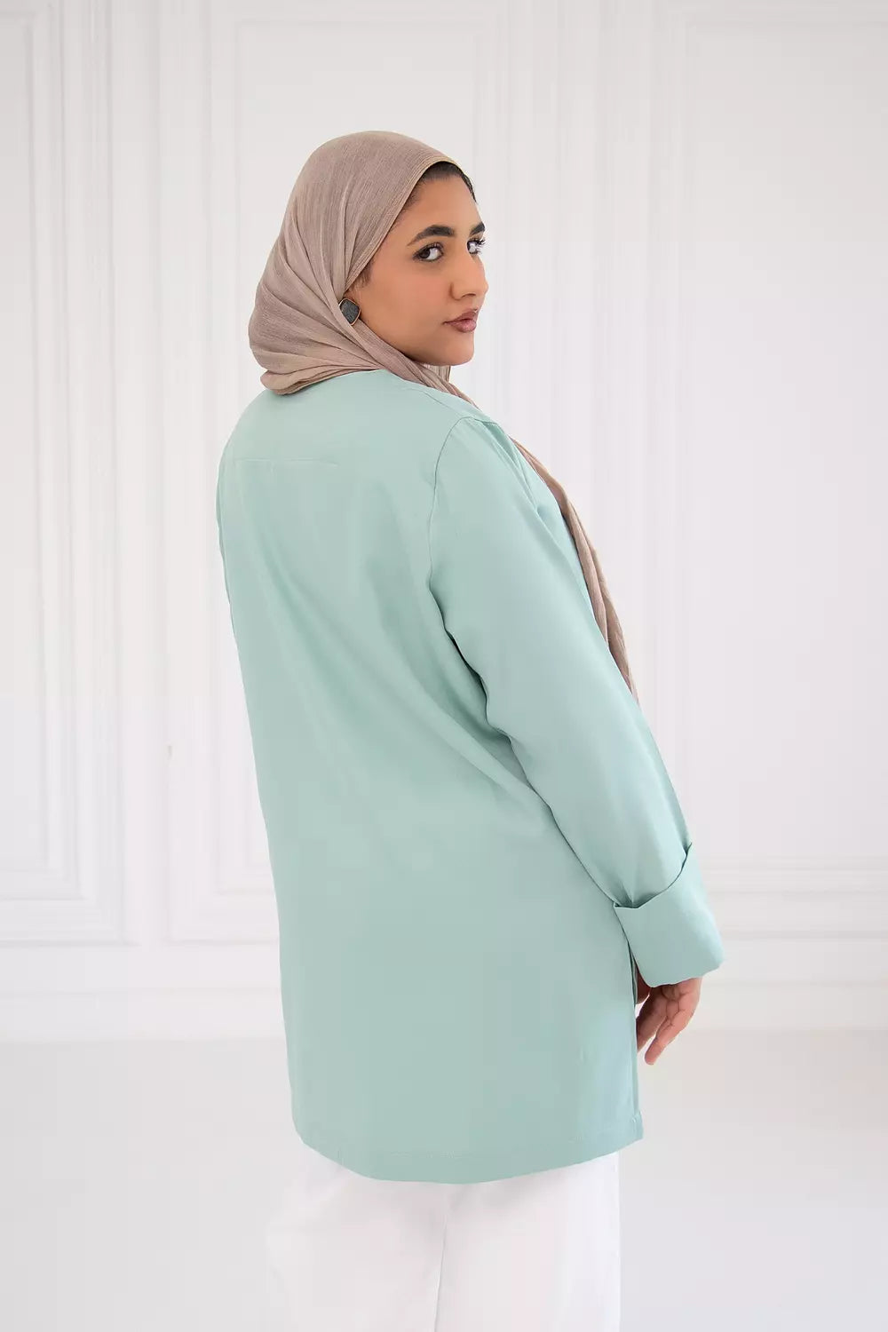 Rosa high and low blouse